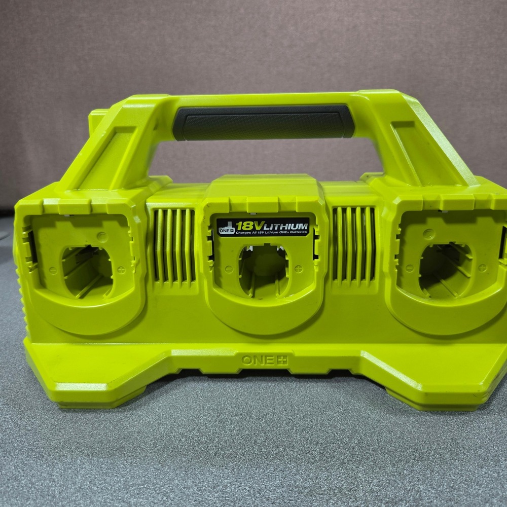 Ryobi ONE+ 6-Port Fast Charger 18V Lithium Green Good USB Port P135 Supercharger